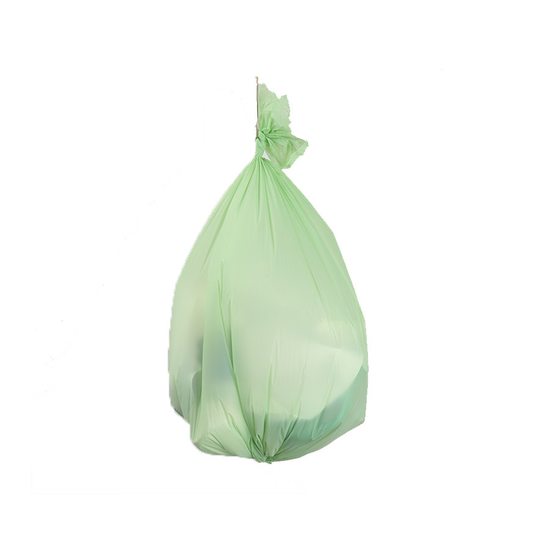 Tamaño personalizado Amido de maíz ecológico biodegradable compostable bolsas de basura de plástico en rollo
