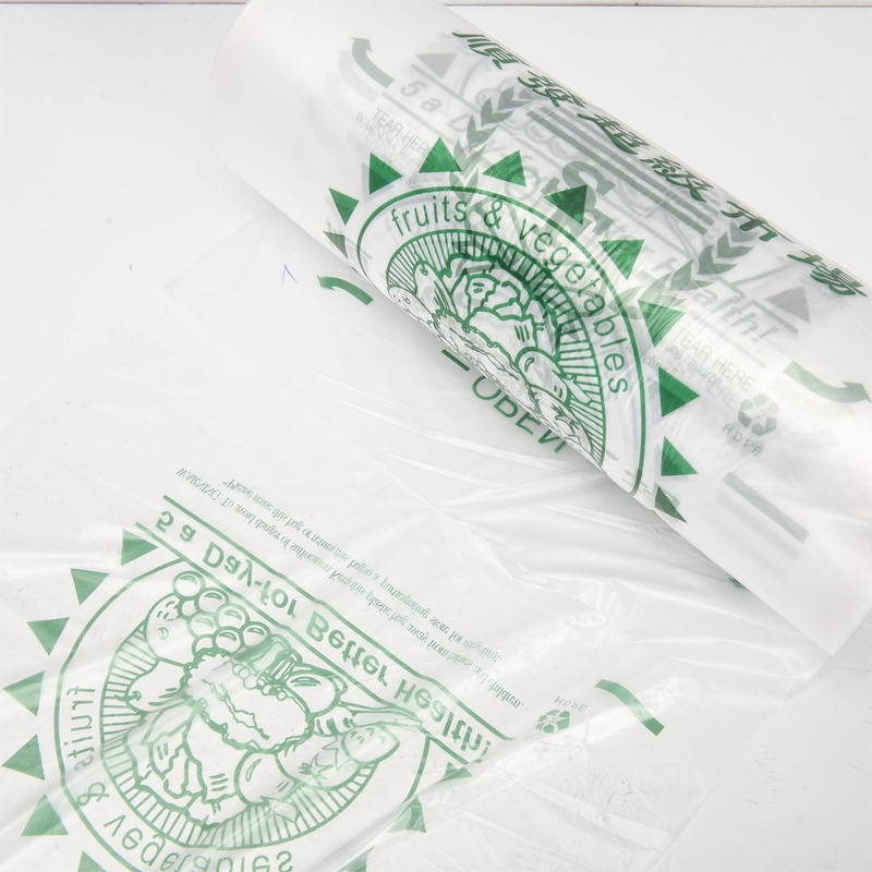 Bolsa de embalaje de alimentos transparente en rollo con grosor de 5-40 micras y opciones personalizables