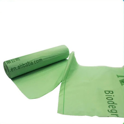Bolsas de basura de plástico 100% biodegradables y compostables de almidón de maíz para las necesidades diarias