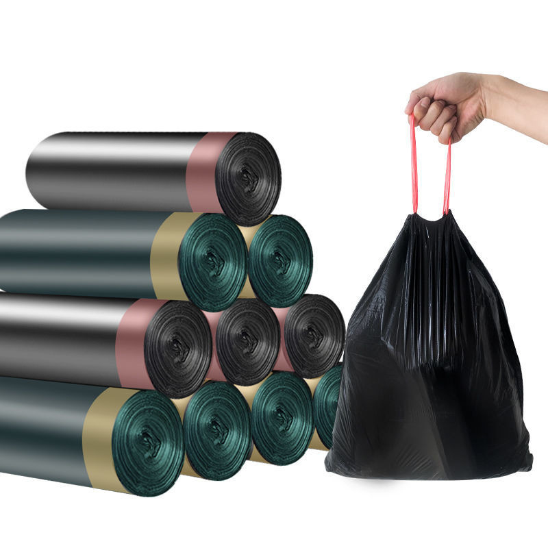 Certificado de compostaje de bien alta cocina de tirón de la cuerda bolsas de basura limpio olor inodoro 13 galones