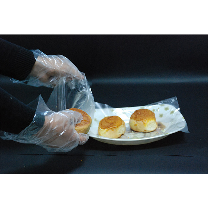 Embalaje de alimentos HDPE transparente LDPE Bolsa de plástico de comestibles en rollo con tamaño personalizado