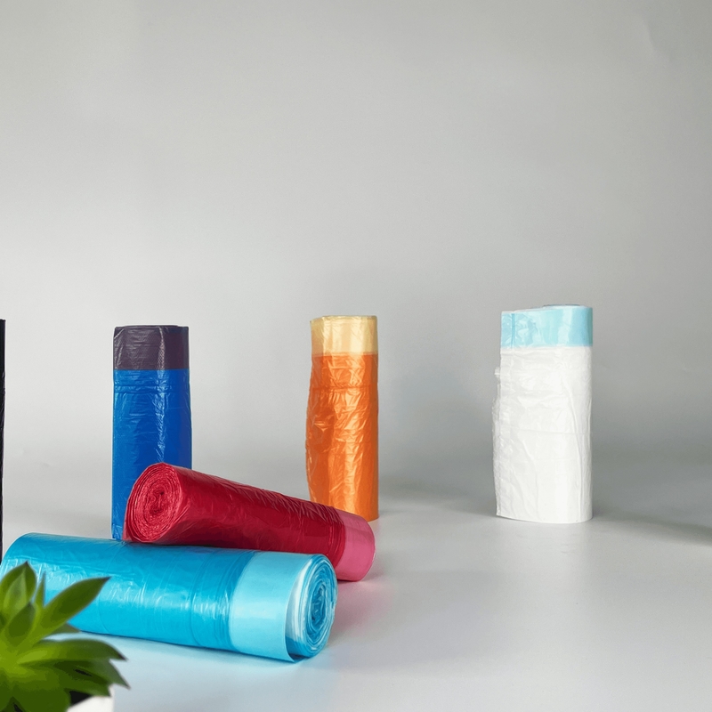 Bolsa de fondo cuadrado Bolsas de basura para la cocina Residuos de plástico biodegradable PE
