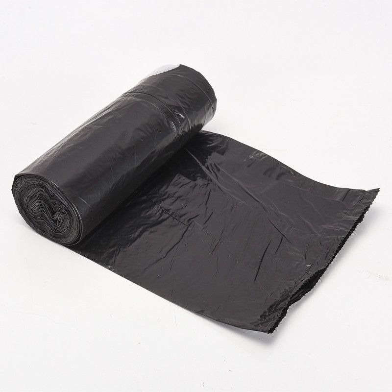Saco de basura de construcción 120L HDPE 100L con cuerda de tracción para productos domésticos