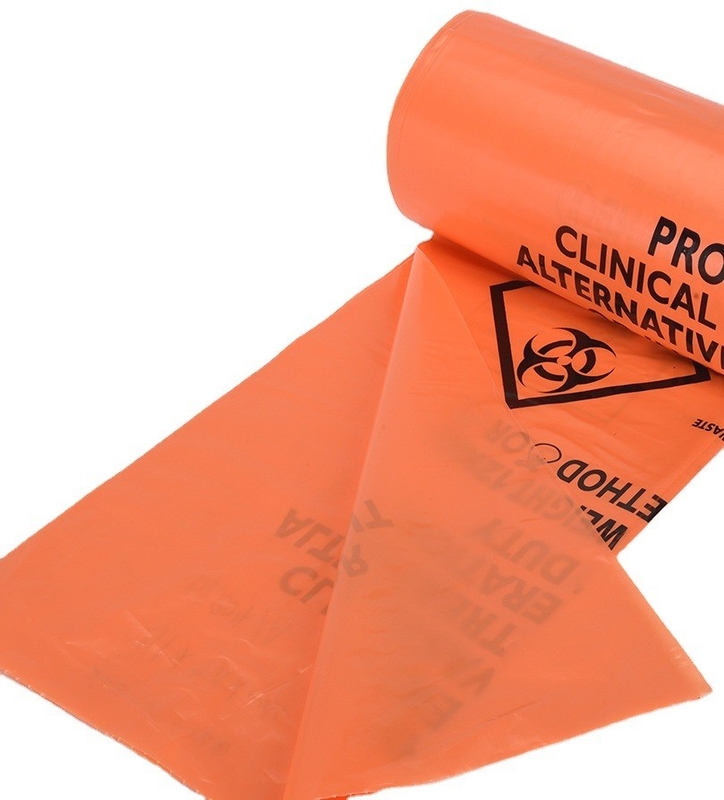 Bolsa de contenedor de contenedores de basura de desechos médicos de HDPE/LDPE/LLDPE impreso offset con diseño personalizado