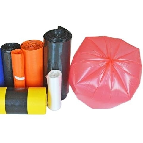 4 galones de residuos plásticos, bolsas de embalaje de basura limpia y pequeña de material LLDPE