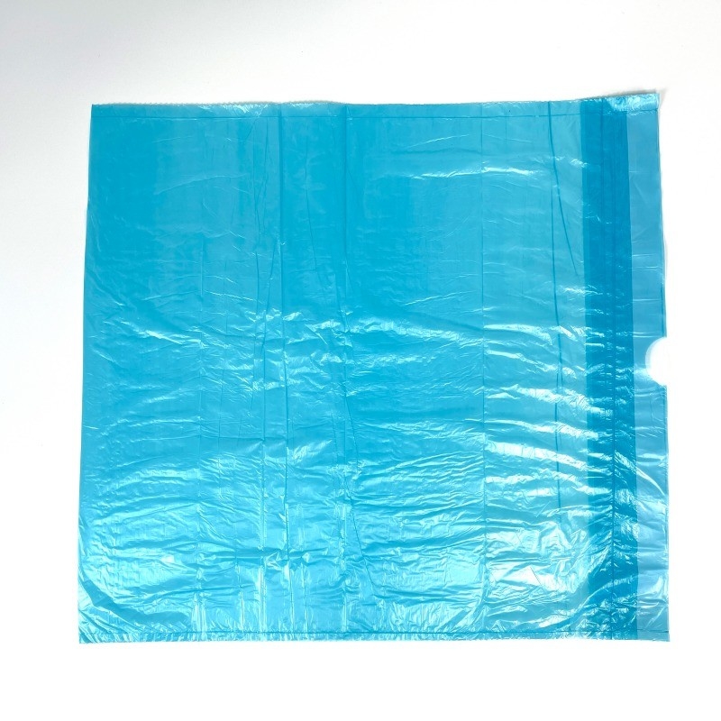 Acceptación de pedidos personalizados Rollo de bolsas de basura de cuerda de tracción con olor de HDPE/LDPE/LLDPE