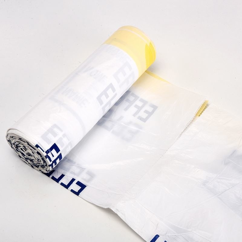 Bolsa de basura de cuerdas en rollo hecha en alta cocina 13 galones de LDPE