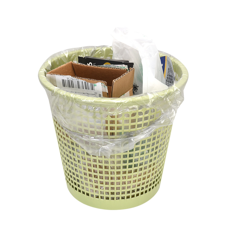 Bolsas de basura grandes de color negro con seguridad