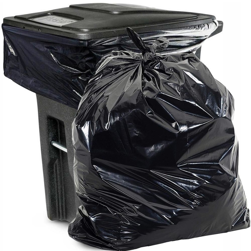 Productos para el hogar Bolsas de basura de plástico negro para la eliminación de residuos ecológicos